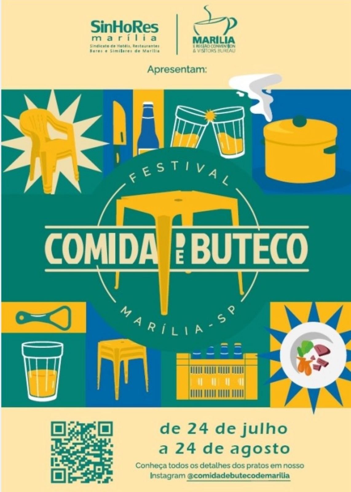 24-07 Marília realiza 2º Festival Comida de Buteco com participação de 20 bares e restaurantes