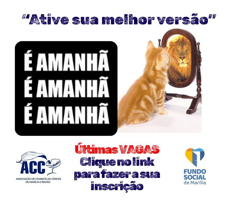 31-07 Palestra “Ative sua Melhor Versão” será realizada na ACC com entrada gratuita mediante doação de alimento