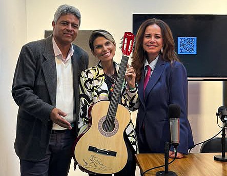 Da esquerda pra direita: Rubens Aleixo, Janaína Santana e Lu Bragagnolo