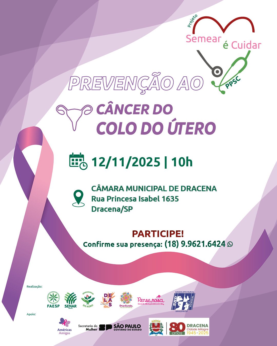 CONVITE Semear e Cuidar COLO UTERO Dracena 12-11