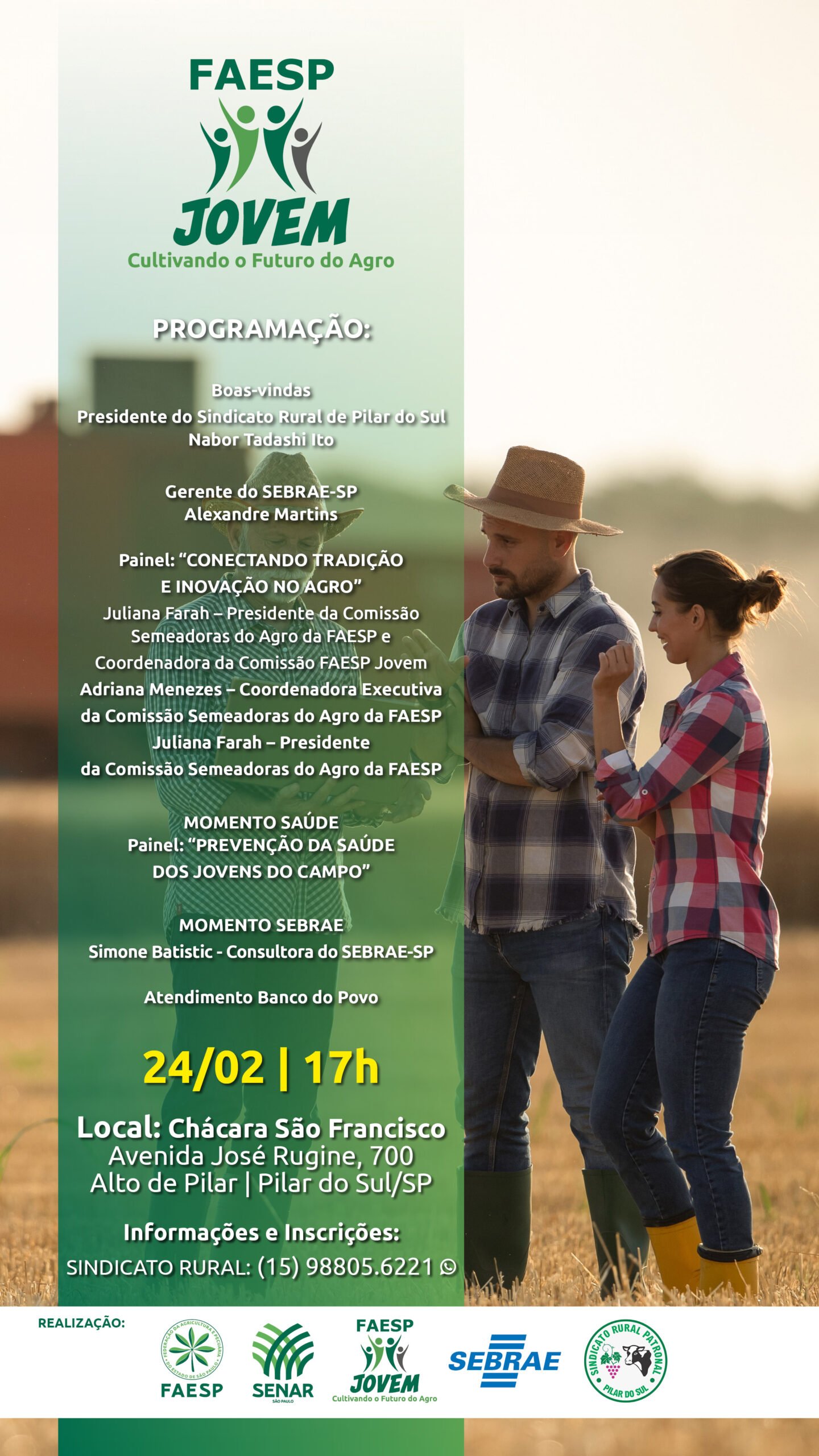 CONVITE JOVEM Pilar Sul 24-02