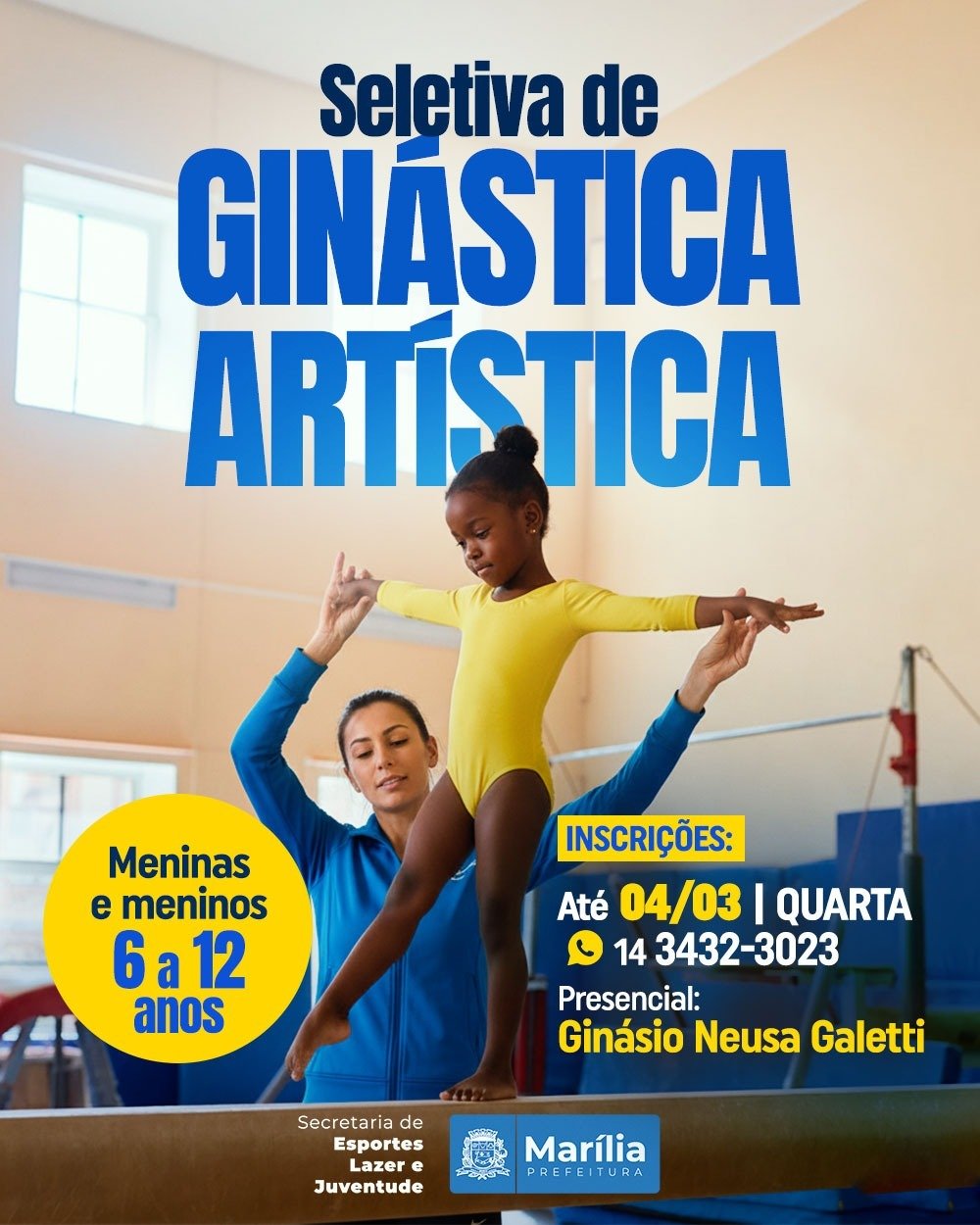 27-02 Seletiva Ginástica Artística