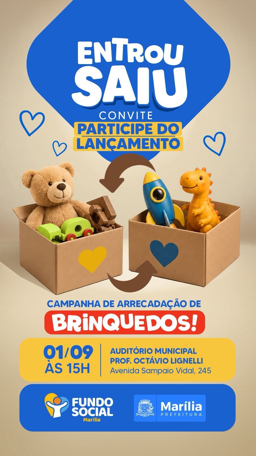 31-08 Lançamento Entrou Saiu CONVITE