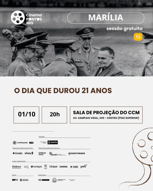 30-09 Cinema Ditadura Militar